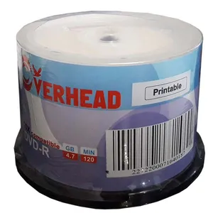 دی وی دی خام اورهد پرینتیبل مدل DVD-R بسته 50 عددی