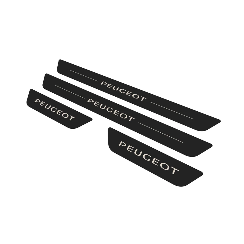 پارکابی خودرو پهلوان مدل شیشه ای مات کد M2P1 مناسب برای پژو ۲۰۶ و ۲۰۷ بسته چهار عددی