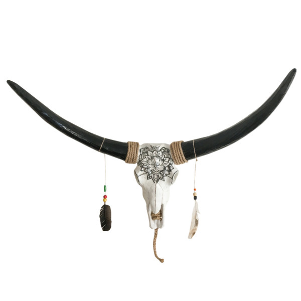 دیوارکوب مدل جمجمه گاو
