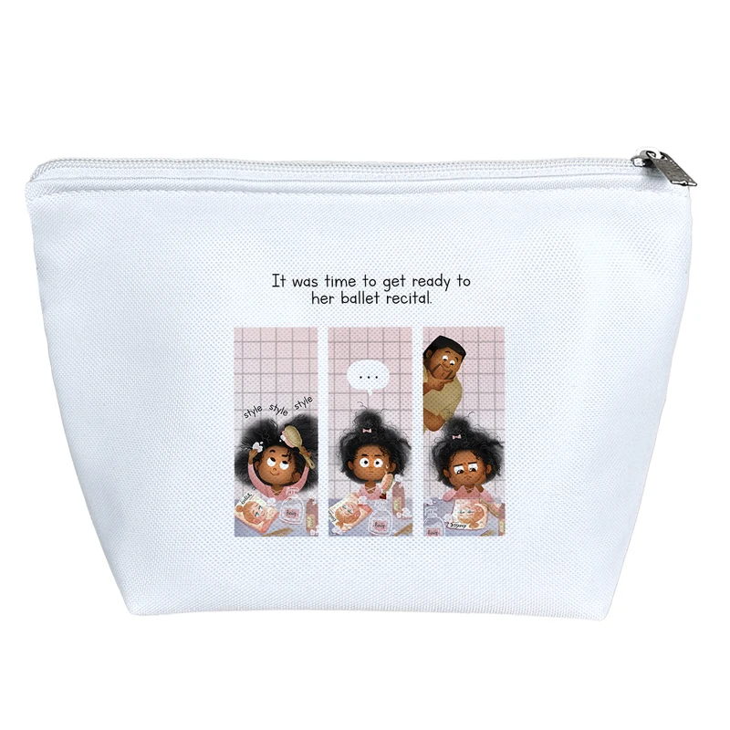 کیف لوازم آرایش دخترانه خندالو مدل پدر و دختر کد H1083