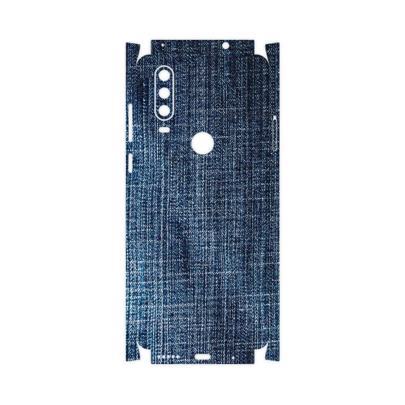 برچسب پوششی ماهوت مدل Fabric Texture 3-FullSkin مناسب برای گوشی موبایل موتورولا One Action