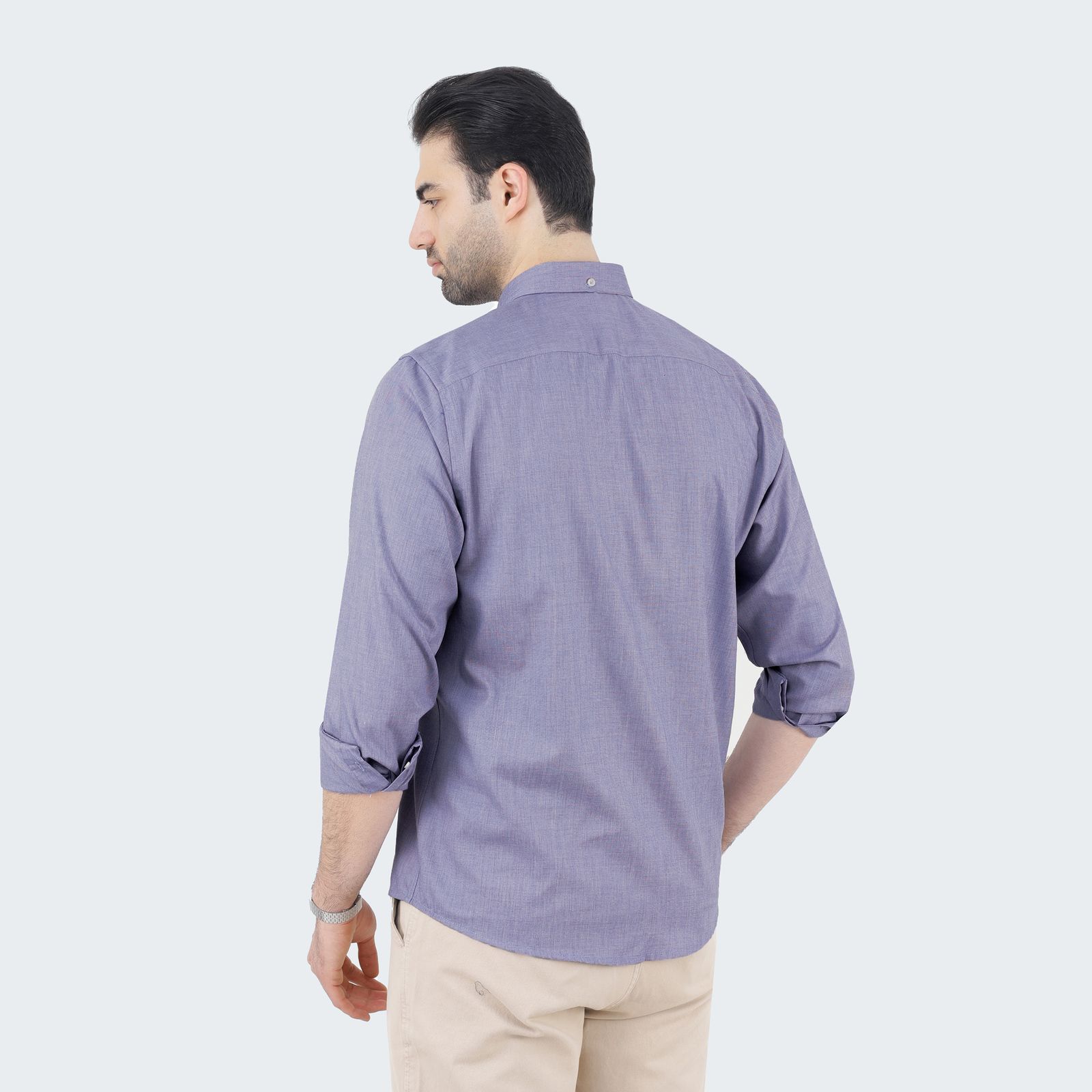 پیراهن آستین بلند مردانه پاتن جامه مدل تترون 102821020284312  -  - 4