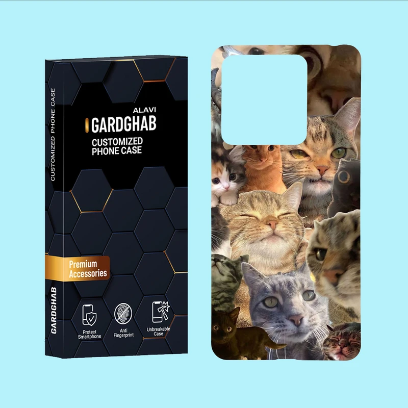 کاور گارد قاب علوی مدل حیوانات مناسب برای گوشی موبایل شیائومی Redmi Note 13 5G