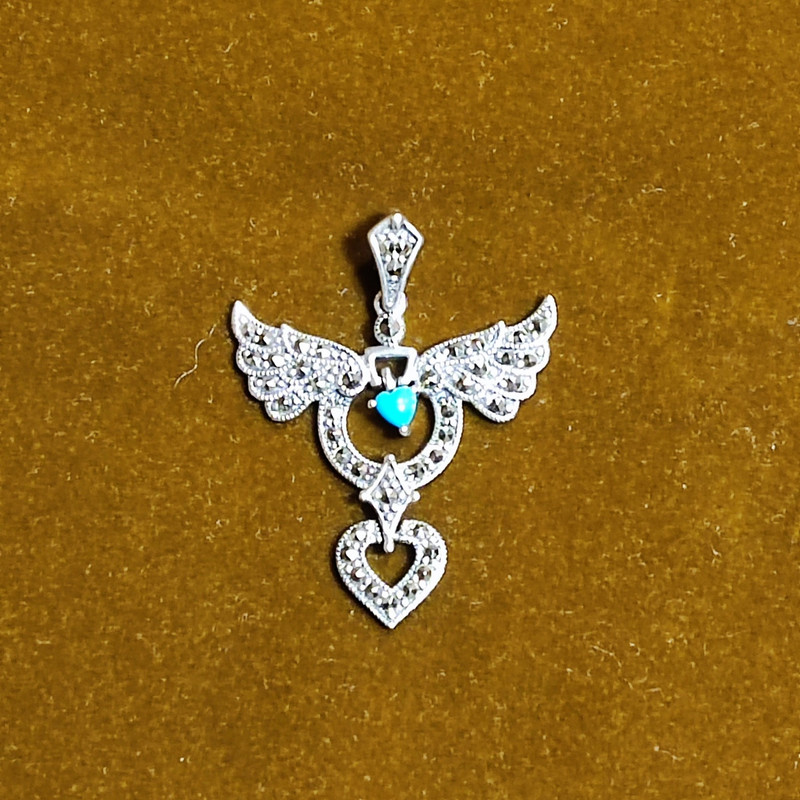 آویز گردنبند نقره زنانه مدل ققنوس