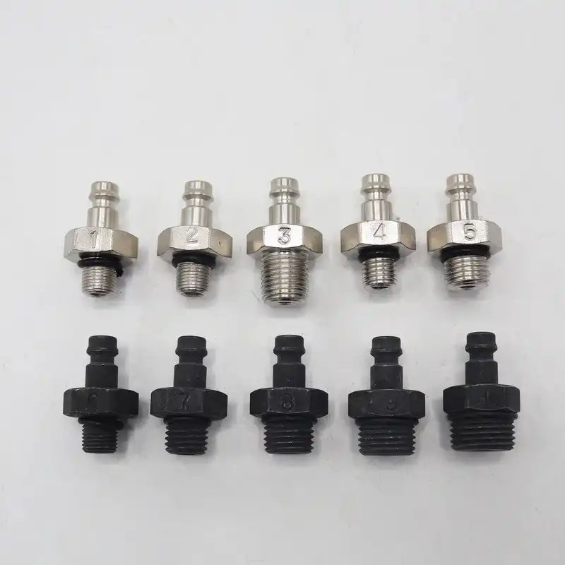 دستگاه فشار سنج روغن خودرو مدل بلک بول کد YPD-012 مجموعه 12 عددی