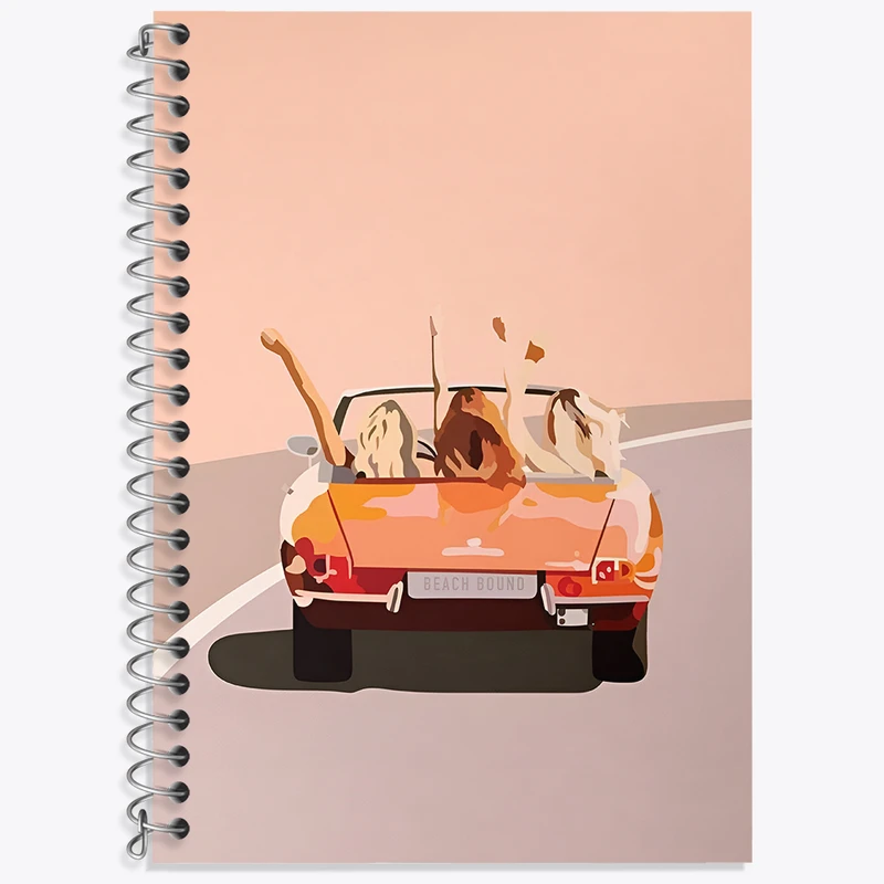 دفتر لغت 50 برگ خندالو طرح دوستی دخترانه کد N2693