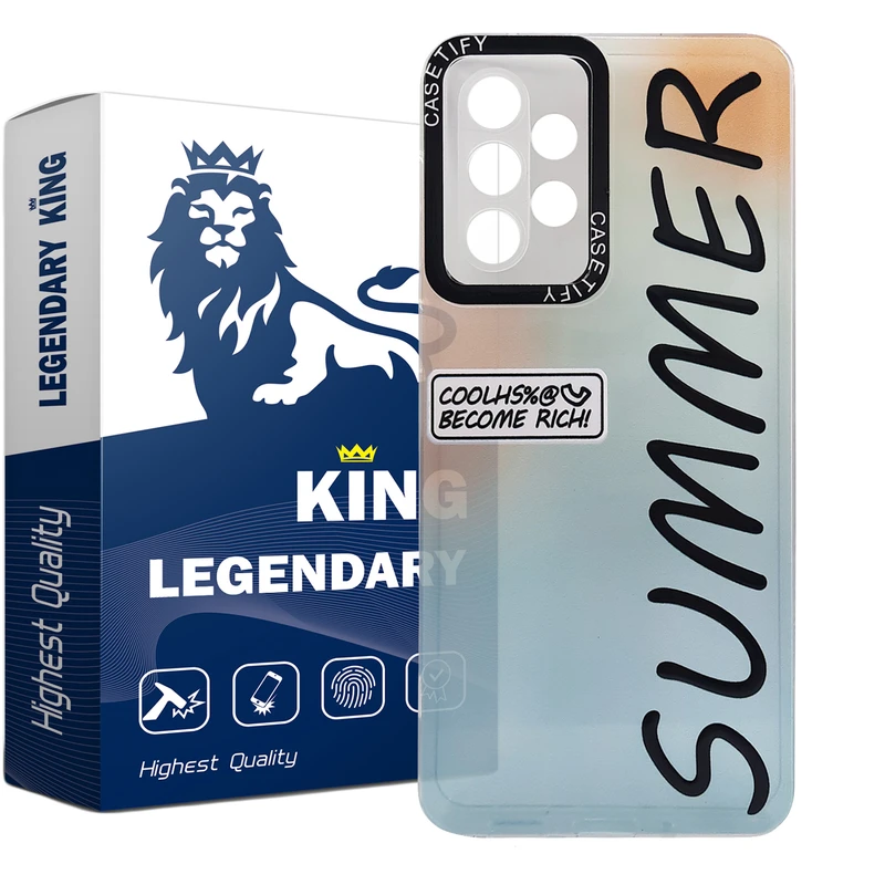  کاور لاین کینگ مدل تابستانی سامر مناسب برای گوشی موبایل سامسونگ Galaxy A23 4G