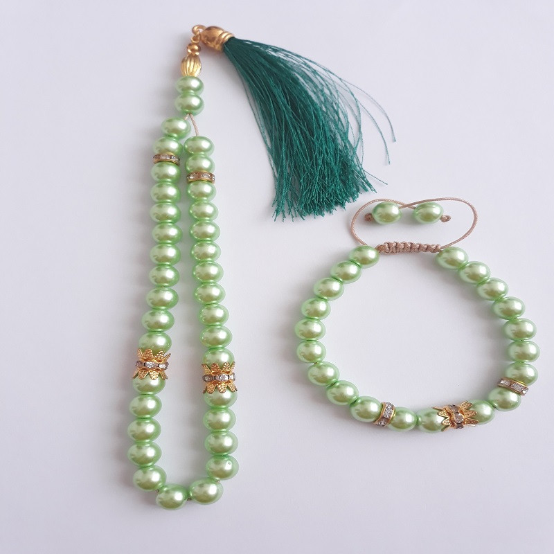 دستبند دخترانه مدل data100 به همراه تسبیح دستبند دخترانه مدل data100 به همراه تسبیح