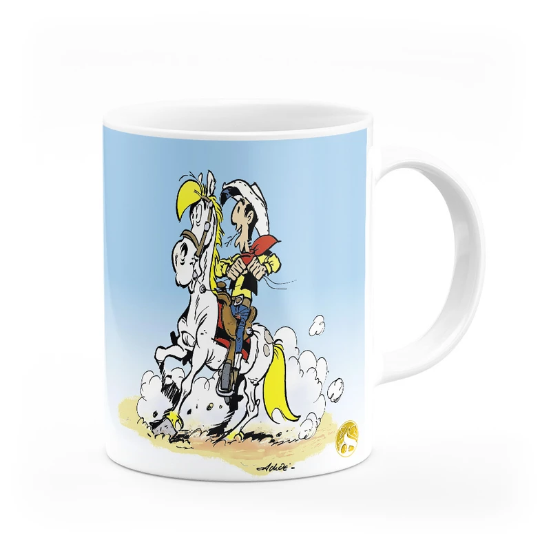 ماگ هومرو طرح انیمیشن لوک خوش شانس مدل MG4207