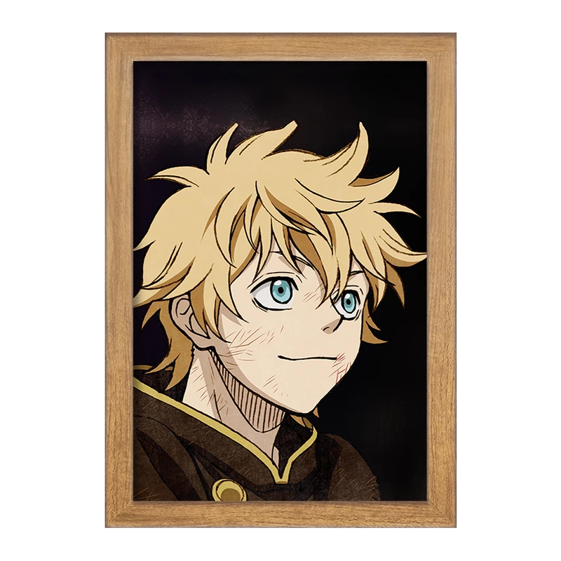 تابلو خندالو مدل لاک ولیتا انیمه بلک کلاور Black Clover  کد 11733