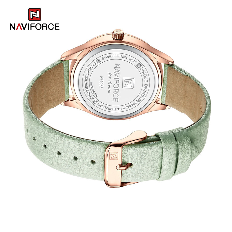 ساعت مچی عقربه ای زنانه نیوی فورس مدل nf5038 ساعت مچی عقربه ای زنانه نیوی فورس مدل nf5038