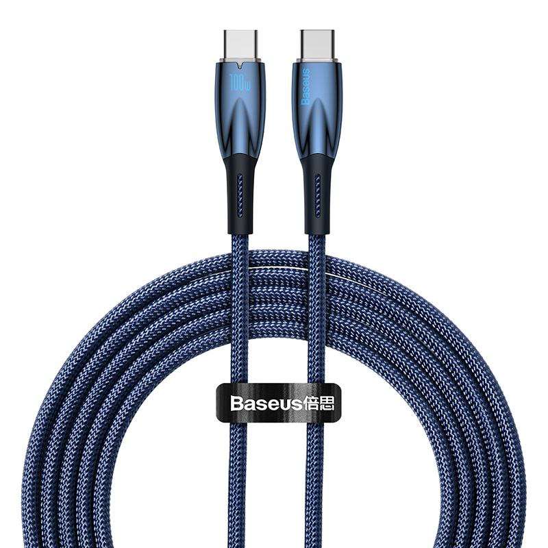 کابل USB-C باسئوس مدل Glimmer Series 100W طول 2 متر