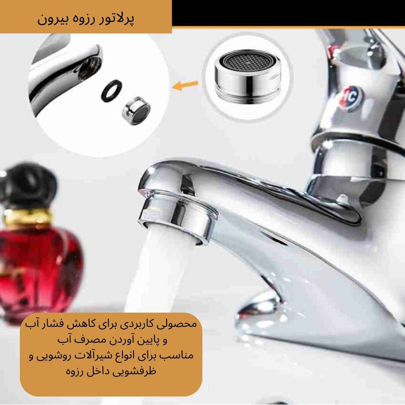 سری شیرآلات مدل رزوه بیرون ABS مجموعه 4 عددی سری شیرآلات مدل رزوه بیرون ABS مجموعه 4 عددی