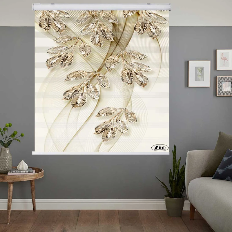 پرده زبرا زیو کد 3D1143 سایز 150x150 سانتی متر