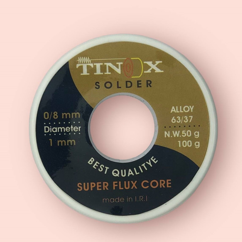 سیم لحیم تینوکیس مدل TI100 وزن 100 گرم