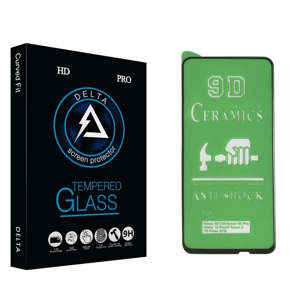 محافظ صفحه نمایش 9D دلتا مدل HD مناسب برای گوشی موبایل هوآوی Y9 Prime 2019/Y9S/9X
