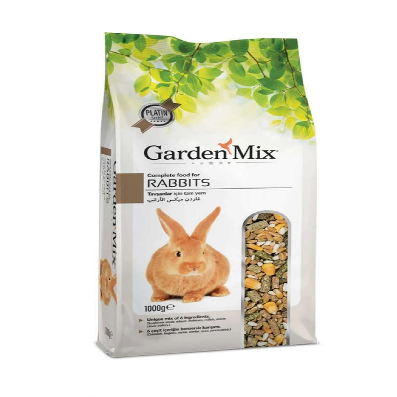 غذای خرگوش گاردن میکس مدل مخلوط وزن 1 کیلوگرم