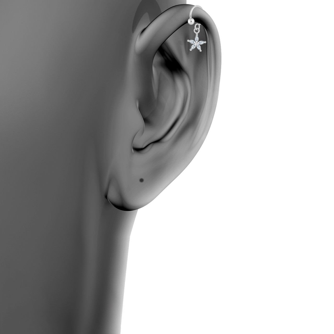 پیرسینگ گوش زنانه اقلیمه مدل HS332