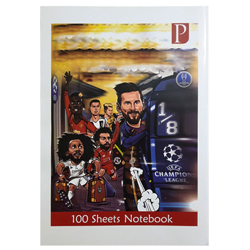 دفتر مشق 100 برگ مدل مسی و نیمار