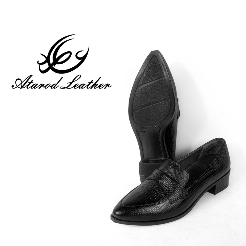 کفش زنانه چرم عطارد مدل چرم طبیعی کد SH210