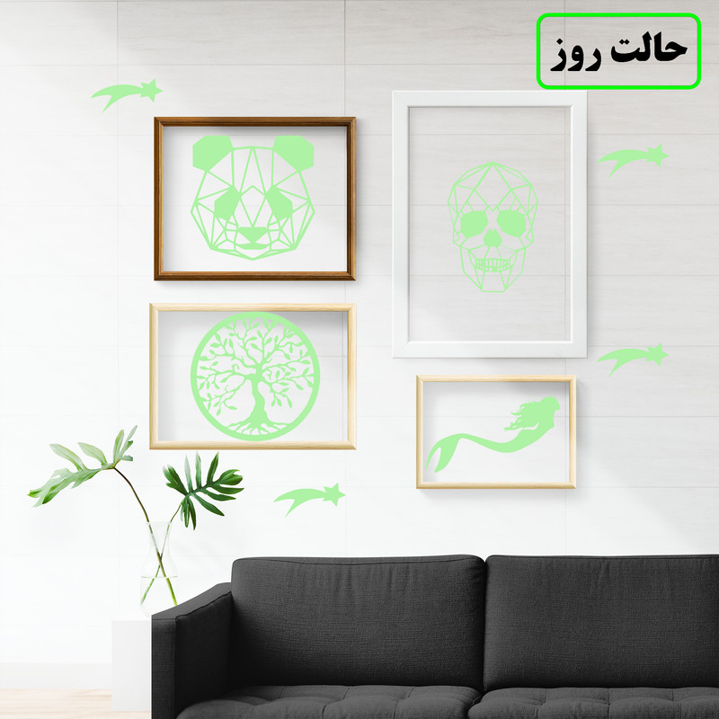 استیکر مدل شبنما طرح درخت