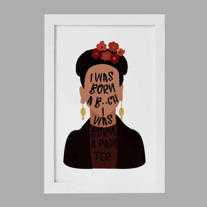 تابلو خندالو مدل فریدا کد 23374