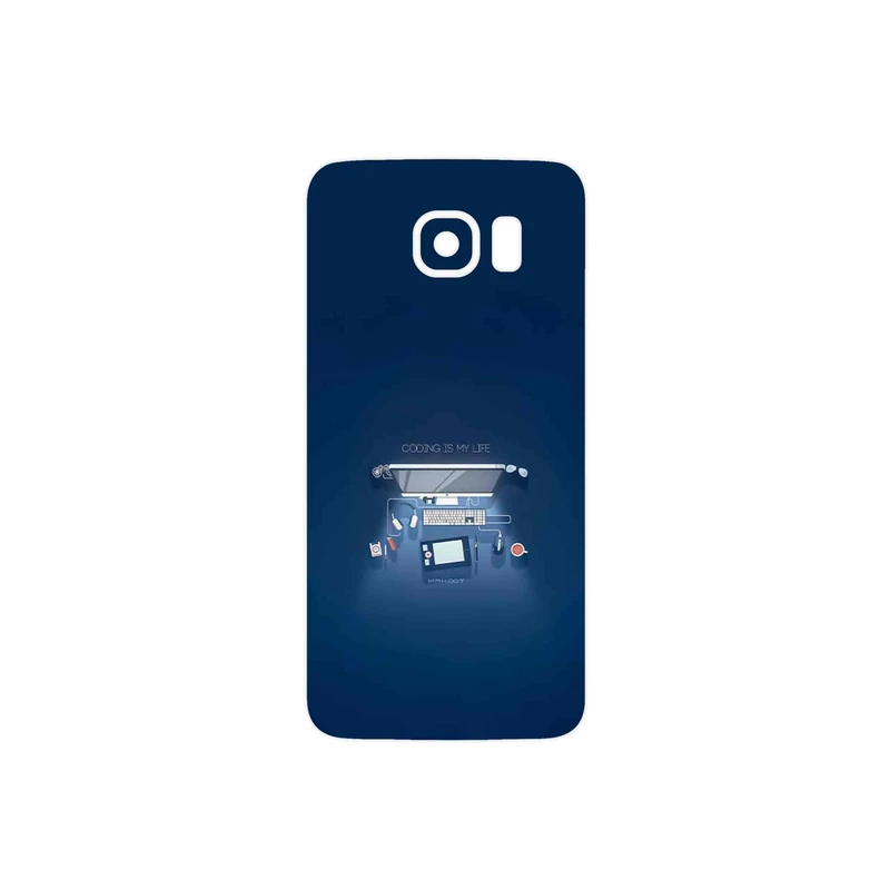 برچسب پوششی ماهوت مدل Programming 3 مناسب برای گوشی موبایل سامسونگ Galaxy S6