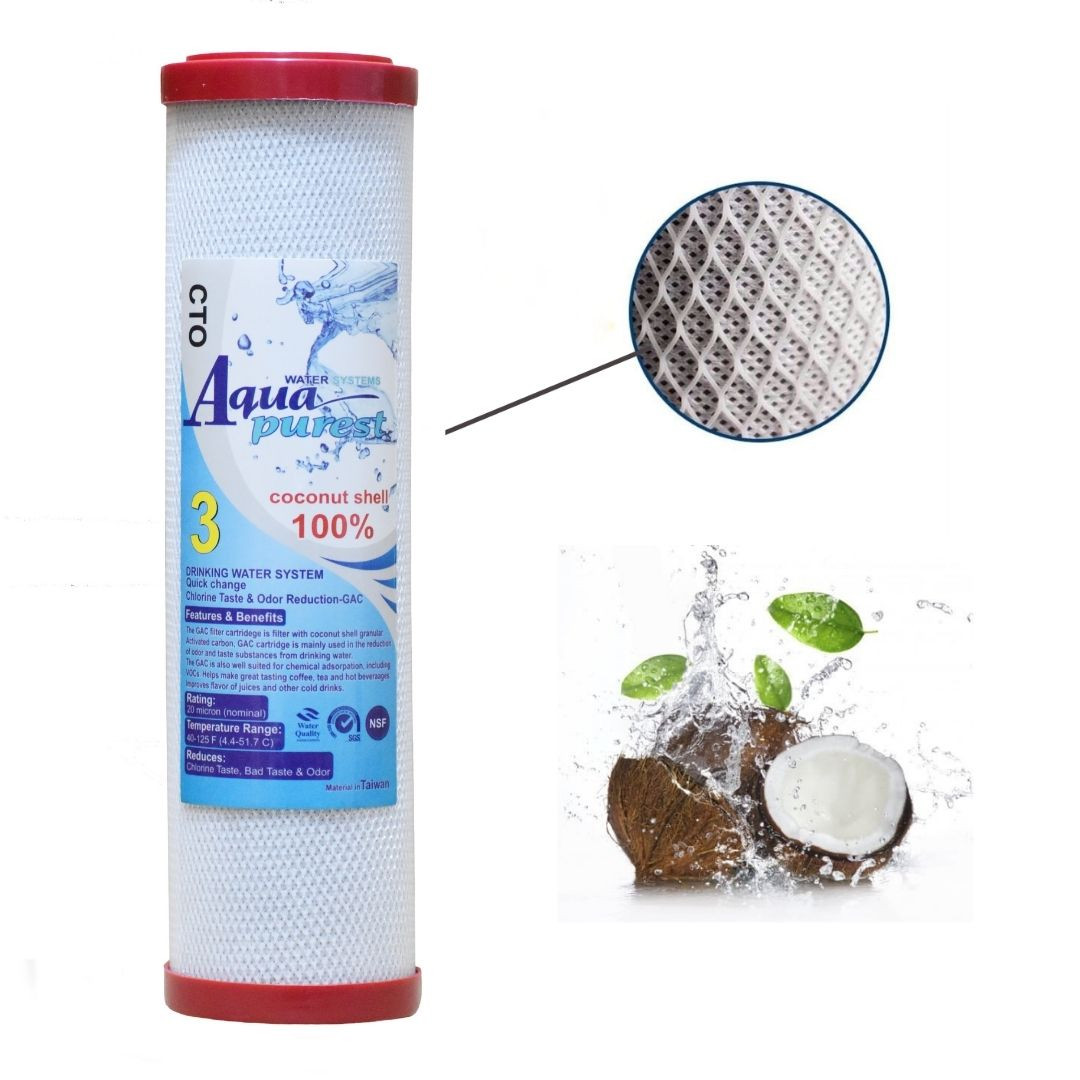 فیلتر دستگاه تصفیه آب آکوا پیورست مدل RO-RED NEW 04 مجموعه 4 عددی