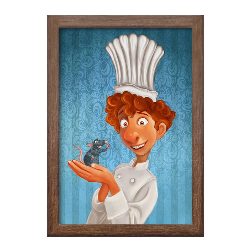 تابلو خندالو طرح انیمیشن موش سرآشپز کد F2030