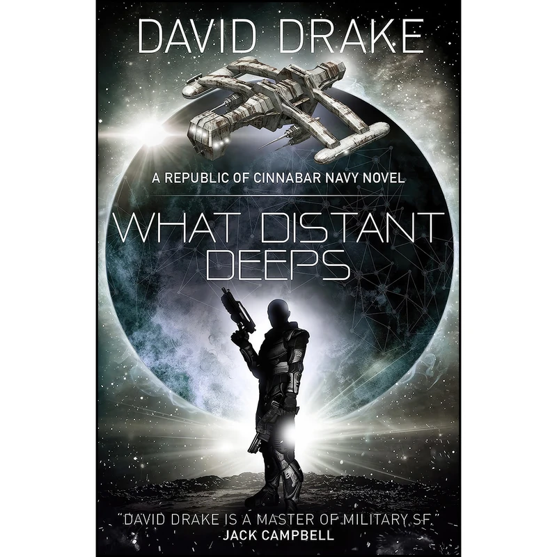 کتاب What Distant Deeps  اثر David Drake انتشارات Titan Books Ltd