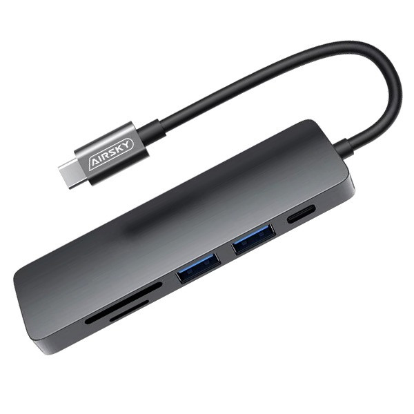 هاب 6 پورت USB-C ایراسکای مدل DJ-HC13c