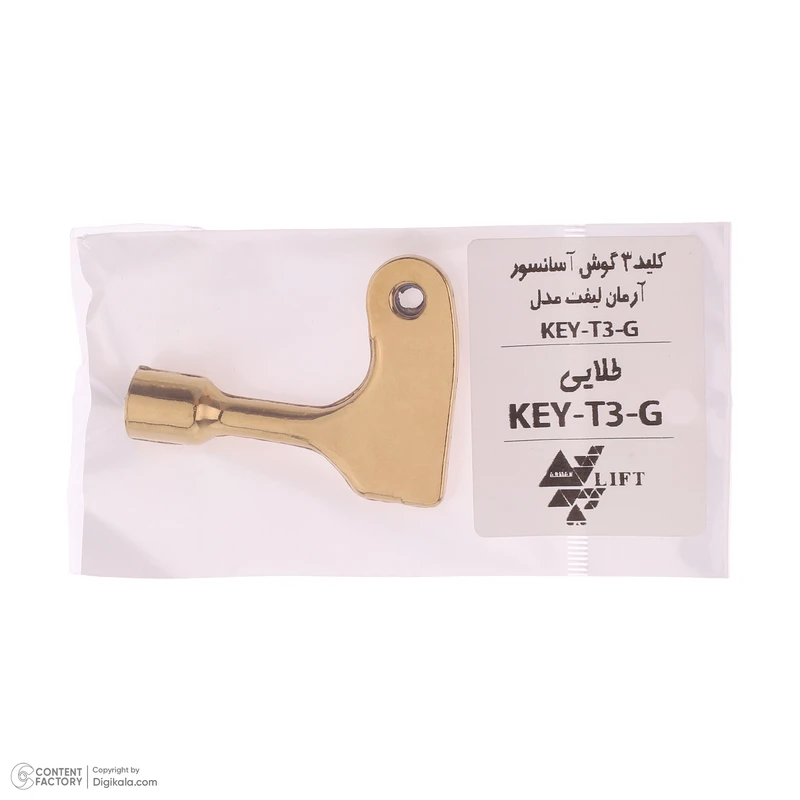 عکس شماره 4 : کلید درب آسانسور آرمان لیفت مدل key-3-g