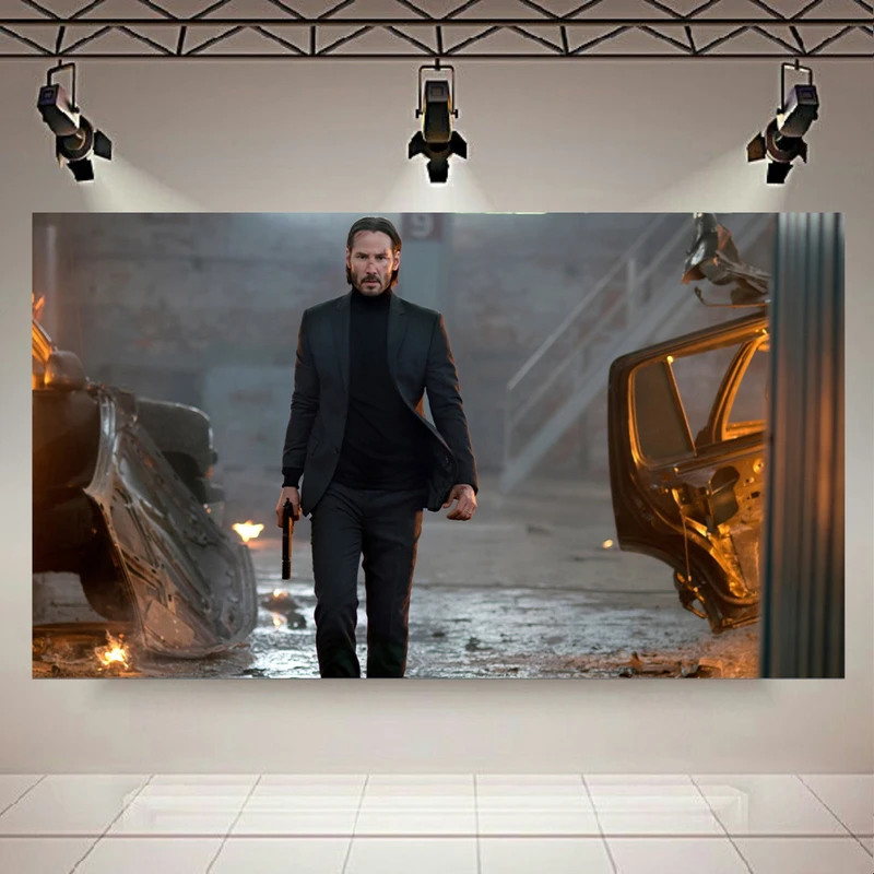 تابلو بوم طرح فیلم سینمایی مدل جان ویک کد AR2830