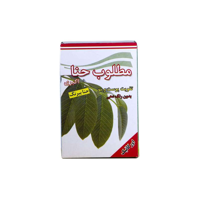 تقویت کننده مو مطلوب حنا اکبری مدل W01  وزن 100 گرم