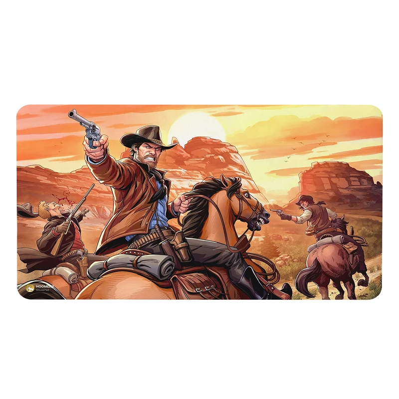 ماوس پد هومرو مدل MX1568 طرح بازی رد دد ریدمپشن Red Dead Redemption
