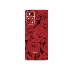 MAHOOT Red-Flower Cover Sticker for Xiaomi Poco M4 Pro 5G