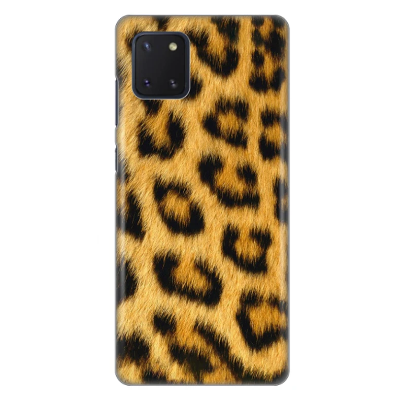 کاور طرح پلنگی دختر خوشحال کد DIMO-074 مناسب برای گوشی موبایل سامسونگ galaxy A81 / note 10 lite