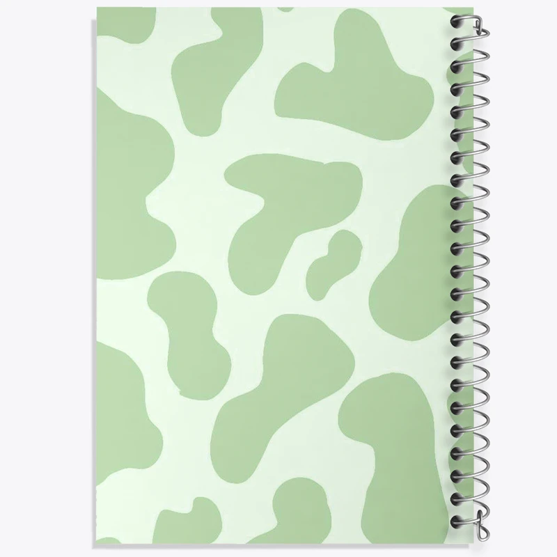 دفتر نقاشی 50 برگ خندالو طرح لکه رنگ سبز کد N2756