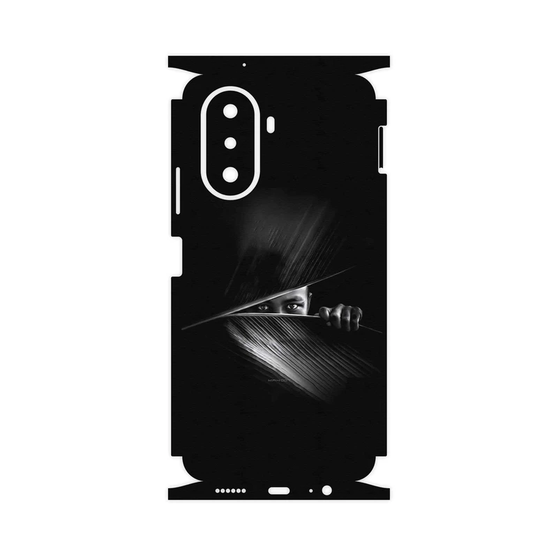 برچسب پوششی ماهوت مدل Black Portrait-FullSkin مناسب برای گوشی موبایل هوآوی Nova Y70 Plus