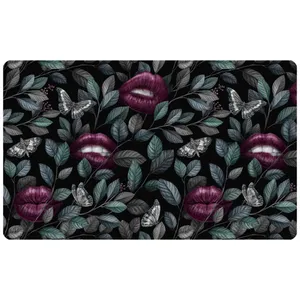 پادری طرح گل مدل ارکیده کد m4-512 سایز 46x76 سانتی متر