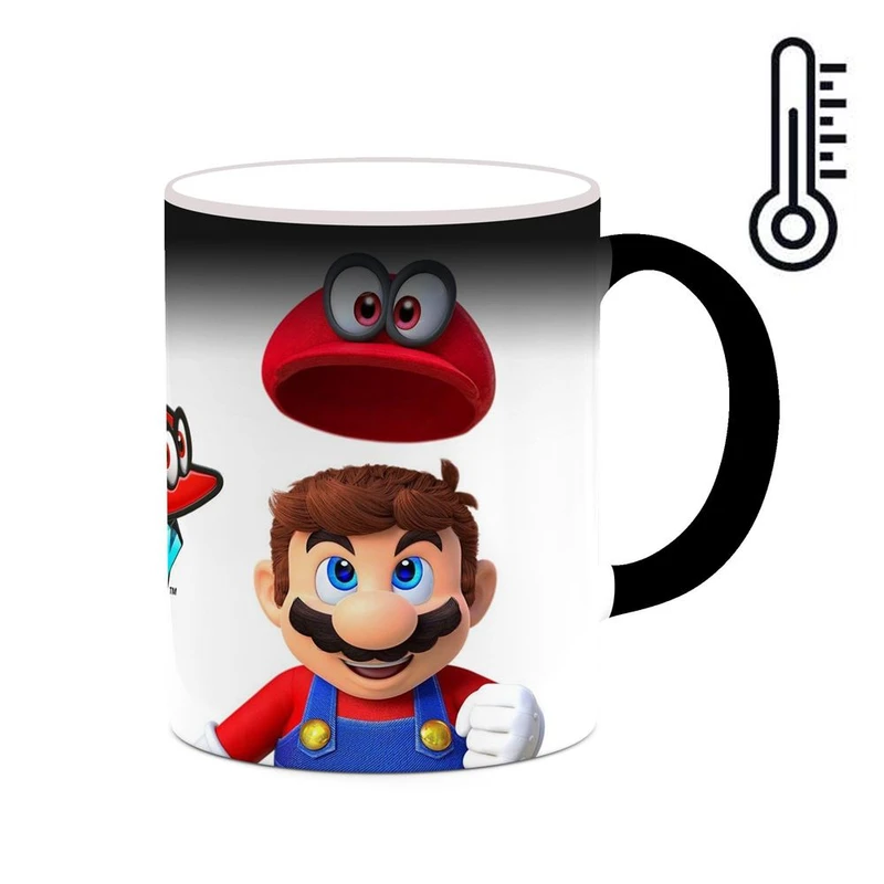 ماگ حرارتی کاکتی مدل بازی سوپر ماریو Super Mario Odyssey کد mgh30607