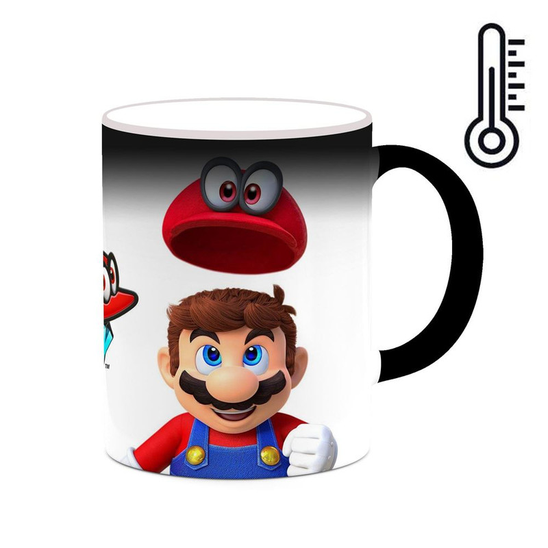 ماگ حرارتی کاکتی مدل بازی سوپر ماریو Super Mario Odyssey کد mgh30607