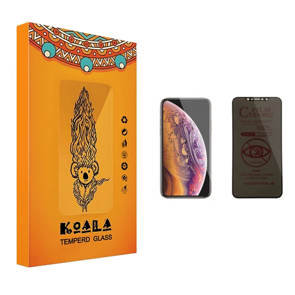محافظ صفحه نمایش حریم شخصی کوآلا مدل Fade مناسب برای گوشی موبایل اپل iPhone XS Max