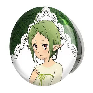 آینه جیبی خندالو طرح سیلفیت انیمه موشوکو تنسی مدل تاشو کد 24133 