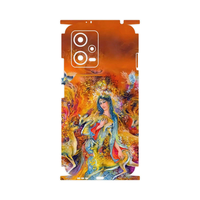 برچسب پوششی ماهوت مدل Persian miniature 2-FullSkin مناسب برای گوشی موبایل شیائومی Redmi Note 12 5G