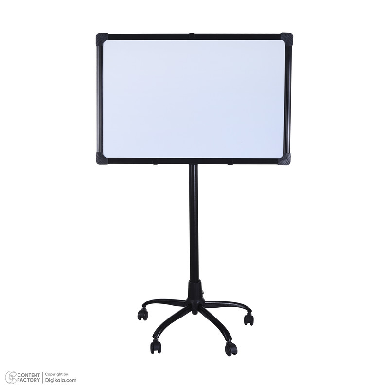 تخته وایت برد مدل آلفا سایز ۹۰*۶۰ سانتی متر به همراه پایه نگهدارنده