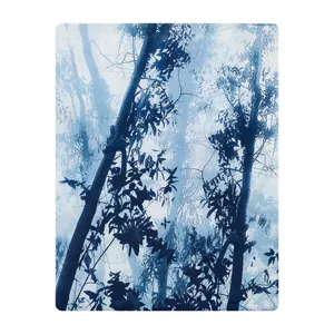 ملحفه آدنو مدل جنگل کد IR109 دونفره سایز 140x200 سانتی متر