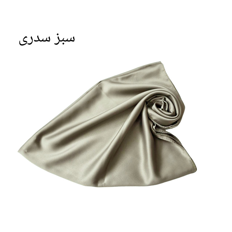 مینی اسکارف زنانه مدل ساتن ابریشم