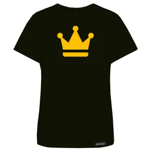تی شرت آستین کوتاه مردانه 27 مدل Royal Black Crown کد MH1519