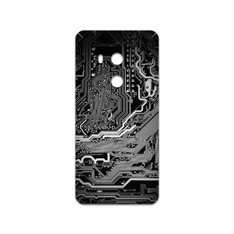 برچسب پوششی ماهوت مدل Black Printed Circuit Board مناسب برای گوشی موبایل اچ تی سی U11 Eyes